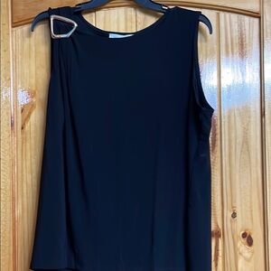 Nine West Black Sleeveless Blouse NWT